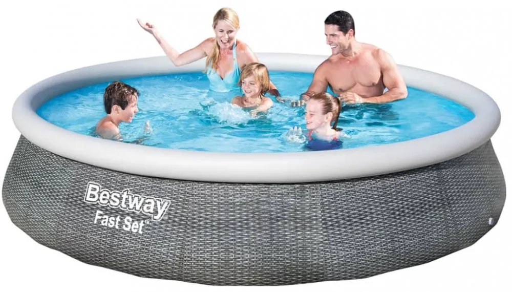Bestway Fast Set felfújható medenceszett szivattyúval 396 x 84 cm