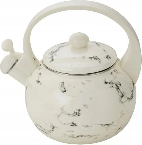 Zománcozott vízforraló 2,2L-es síppal indukciós gázhoz