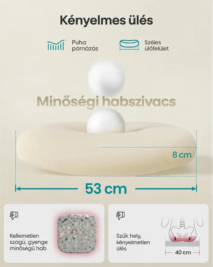 Irodai szék összecsukható karfákkal, ergonomikus számítógépes szék, fekete