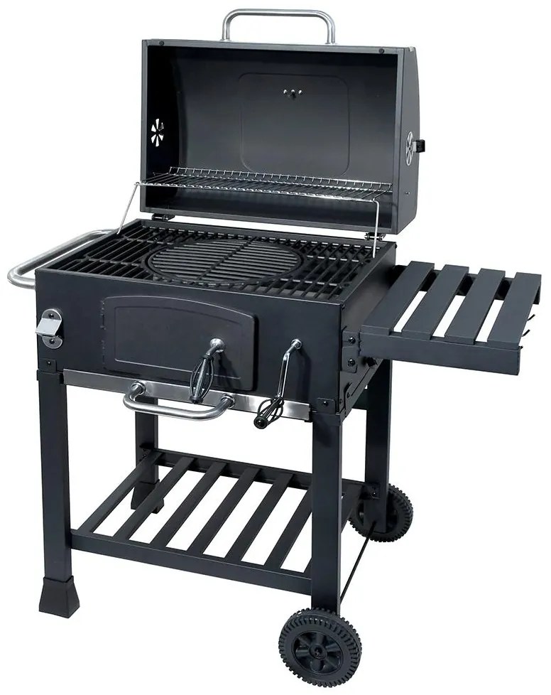 Faszenes grillsütő fekete