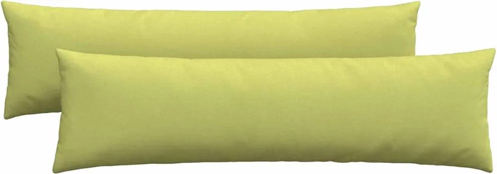vidaXL Kanapé párnák 2 pcs Világos zöld 145 x 40 cm szövet