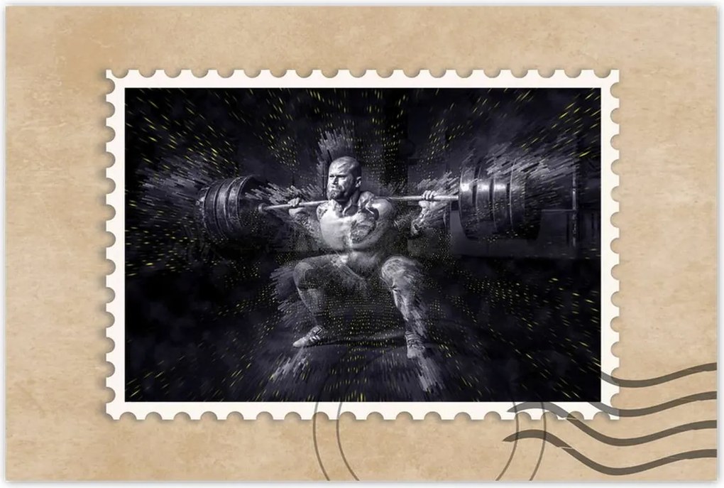 Poszterek 90x60 Strongman Edzőterem Erő