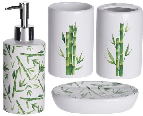 Dolomite Bamboo fürdőszobai készlet, 4 db-os