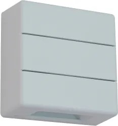 Brilagi - LED kültéri fali lámpa DOUBLERAY LINE LED/6W/230V fehér IP54