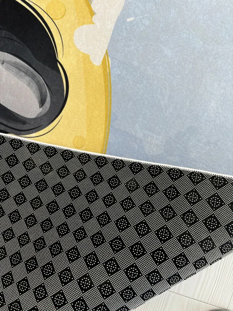 Panda mintás gyerekszőnyeg 70x140 cm