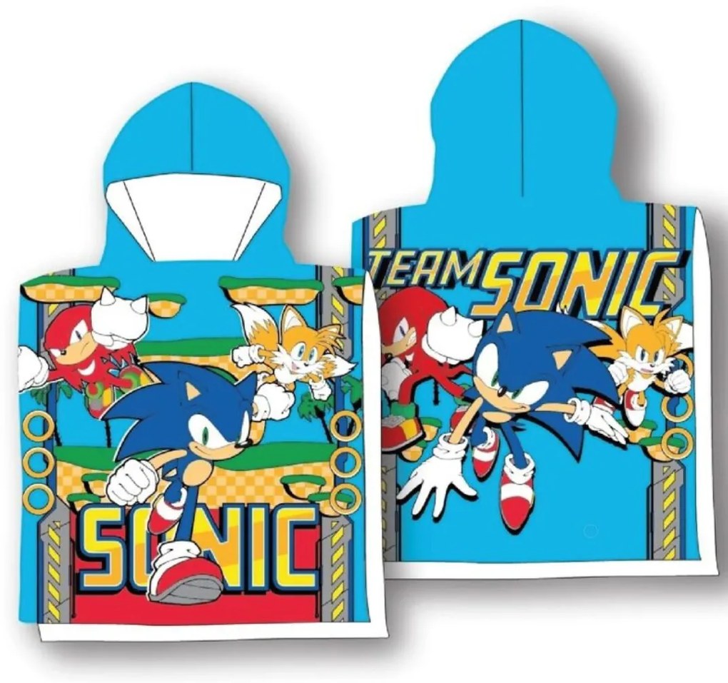 Gyerek pamutponcsó Sonic 55x110cm Faro
