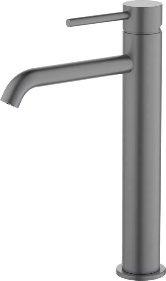 AREZZO design ASTRO magasított mosdócsaptelep, gun metal