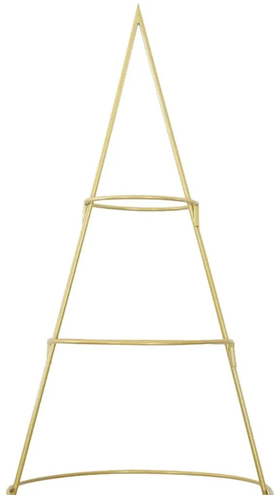 Fém karácsonyfa állvánnyal Arany 210 cm Porszórt Acél