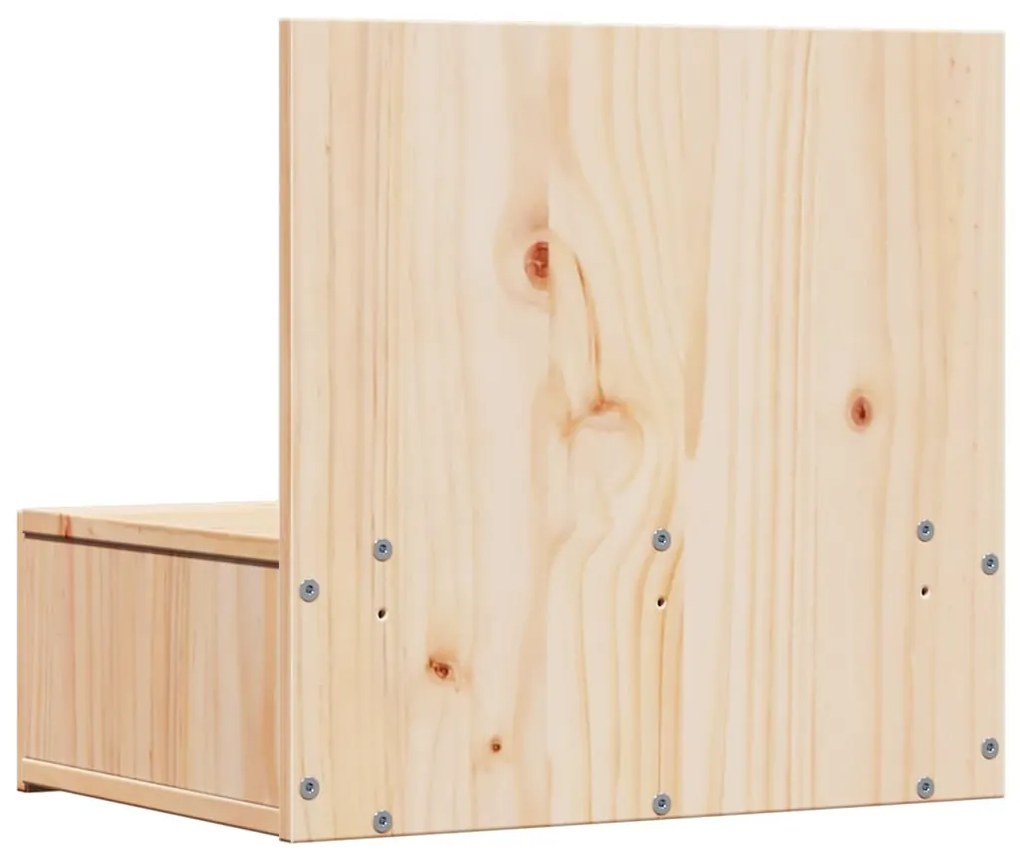 Éjjeli asztal 2 pcs Barna 42 x 32.5 x 40 cm Tömör fenyőfa