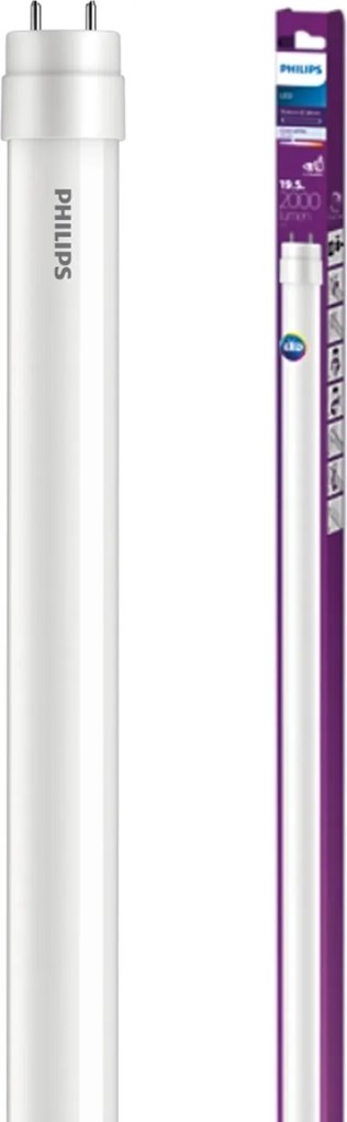 Led fénycső T8 G13 19,5W 54W 150cm 2000lm 4000K Semleges Fehér Philip