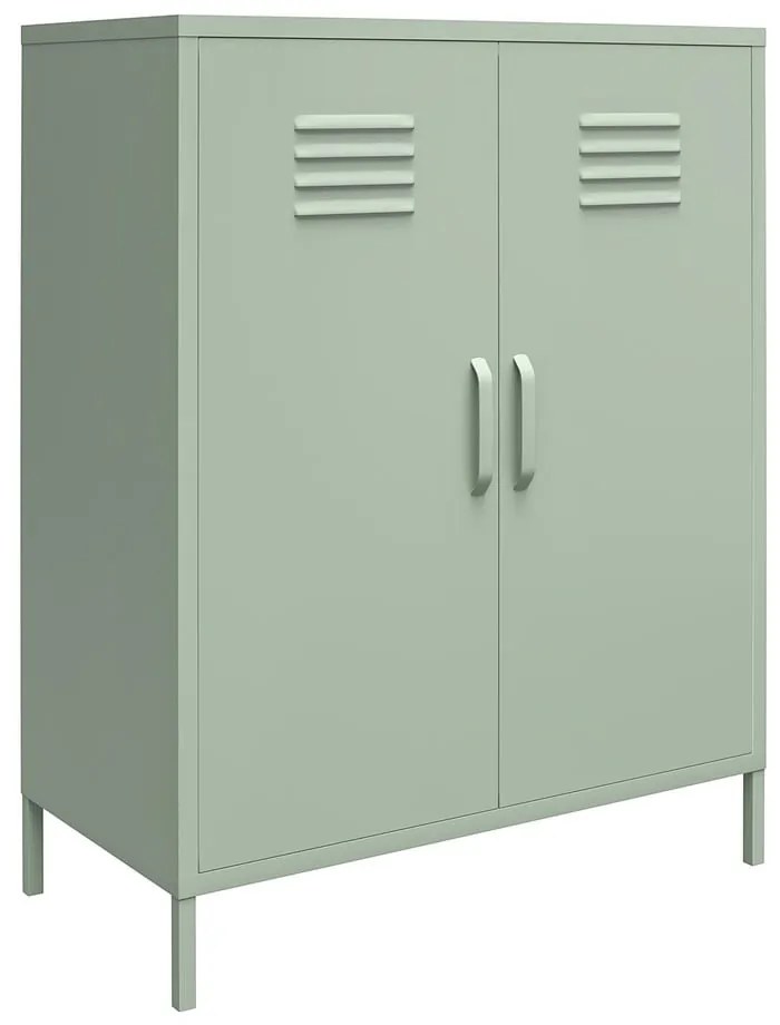 Zöld fém szekrény 40x102x80 cm Mission District – Støraa