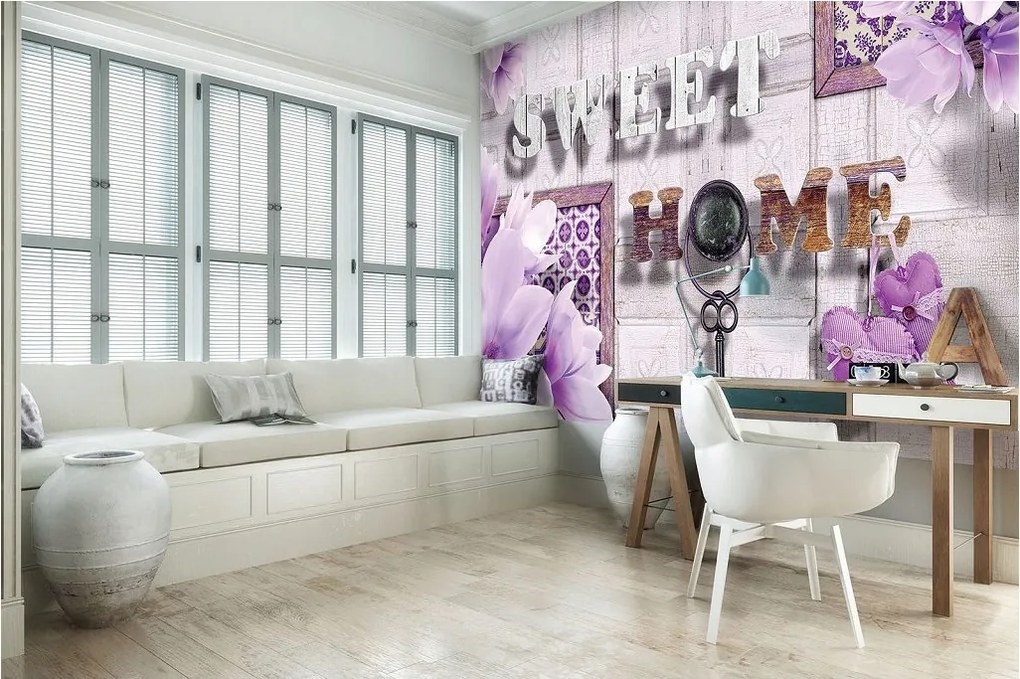 Magnolie Sweet Home fotótapéta vinil fán 208x146 virág +ragasztó