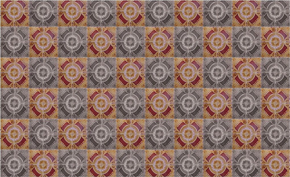 Fotótapéta Luxus csempe geometria vinil dísz 460x300 +ragasztó