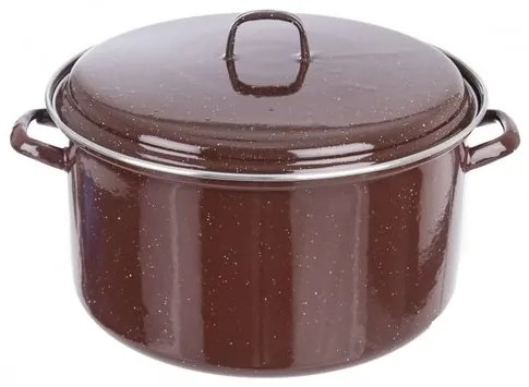 Orion BROWN Lem zománc fedő, 33 cm , 33 cm átmérőjű