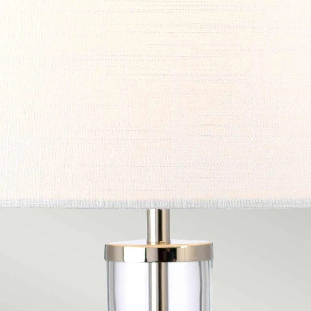 Elstead Lighting Orb ORB-CLEAR-PN-WHT Asztali lámpa 1x60W/E27