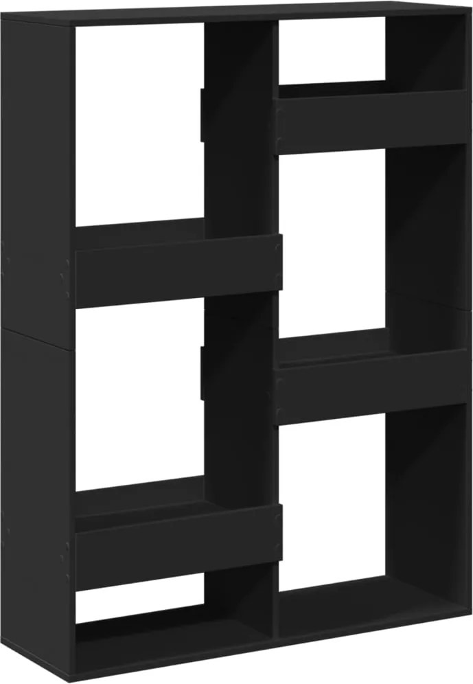 vidaXL fekete szerelt fa térelválasztó 100 x 33 x 135 cm