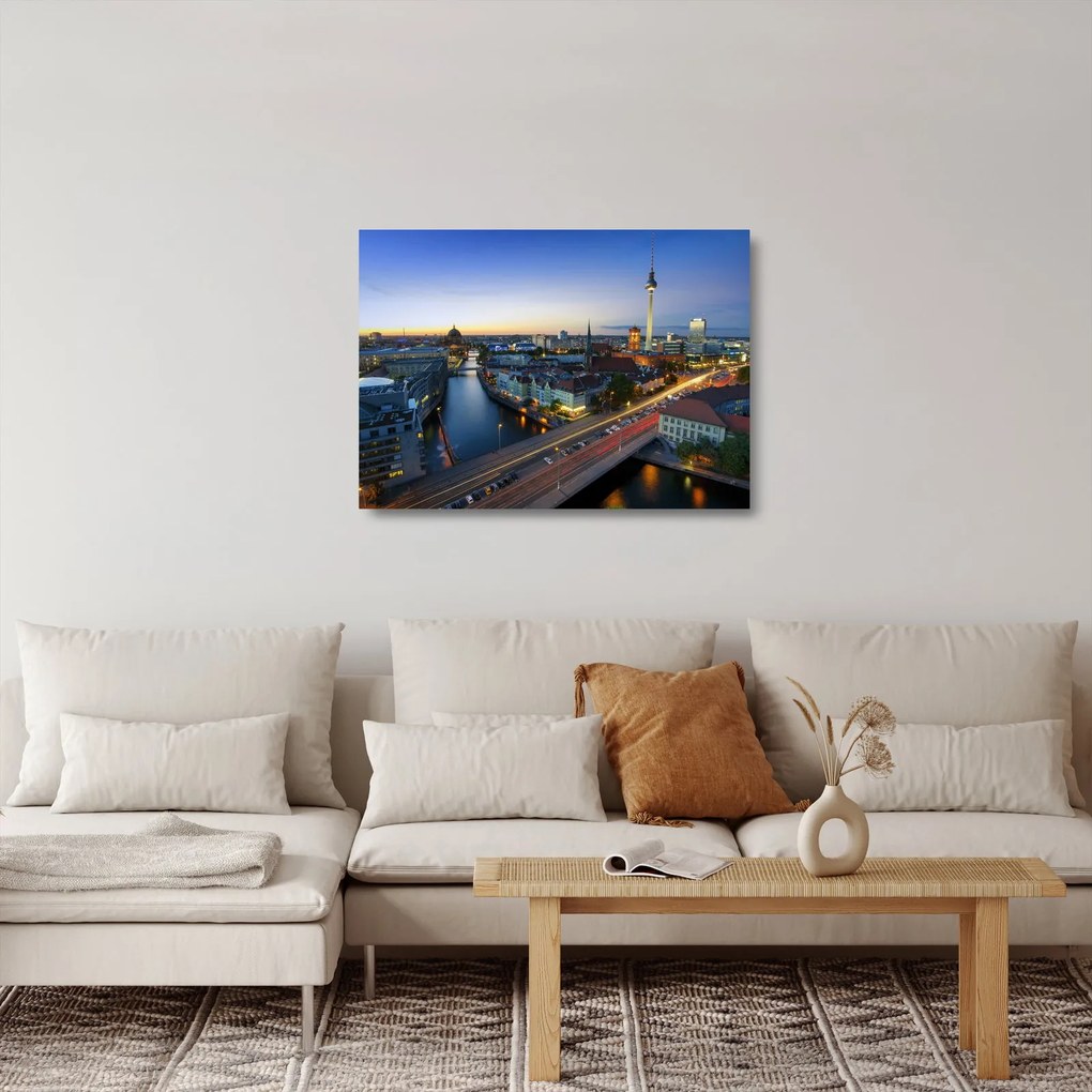 Kép Berlinről (üvegen) (70x50 cm)