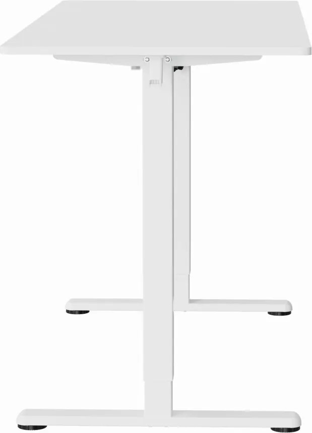 CSOMAGAJÁNLAT | LVN System Lite elektromos asztal + forgószék szett - Fehér 140x60cm elektromosan állítható magasságú íróasztal - Fekete forgószék