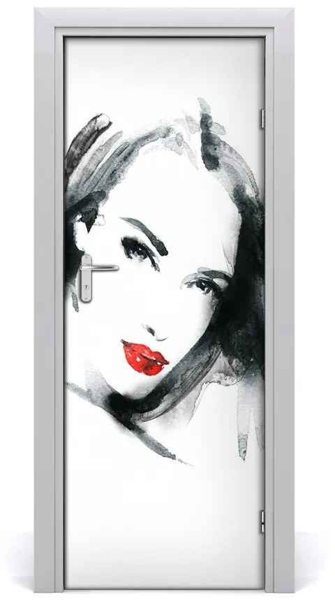 Poszter tapéta ajtóra Portré, nő 75x205 cm