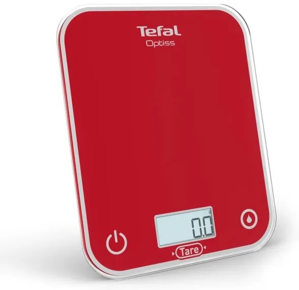 Tefal - Konyhai mérleg OPTISS 2xAAA piros