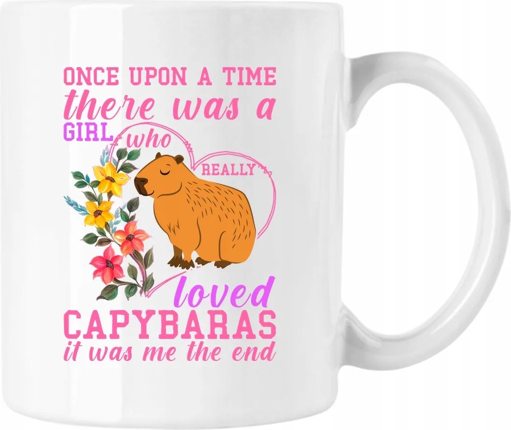 Kapibara Bögre Kedves 2 Fehér 330ml