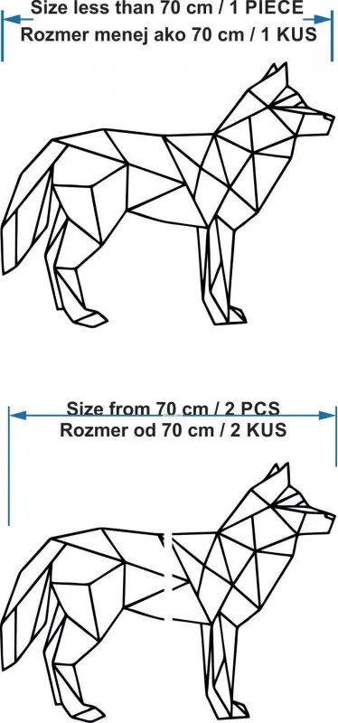 Geometrikus falfestmény farkas - ÉVEK