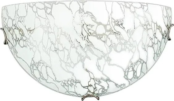 Mennyezeti lámpa Candellux Ice 11-51960, króm/fehér, E27