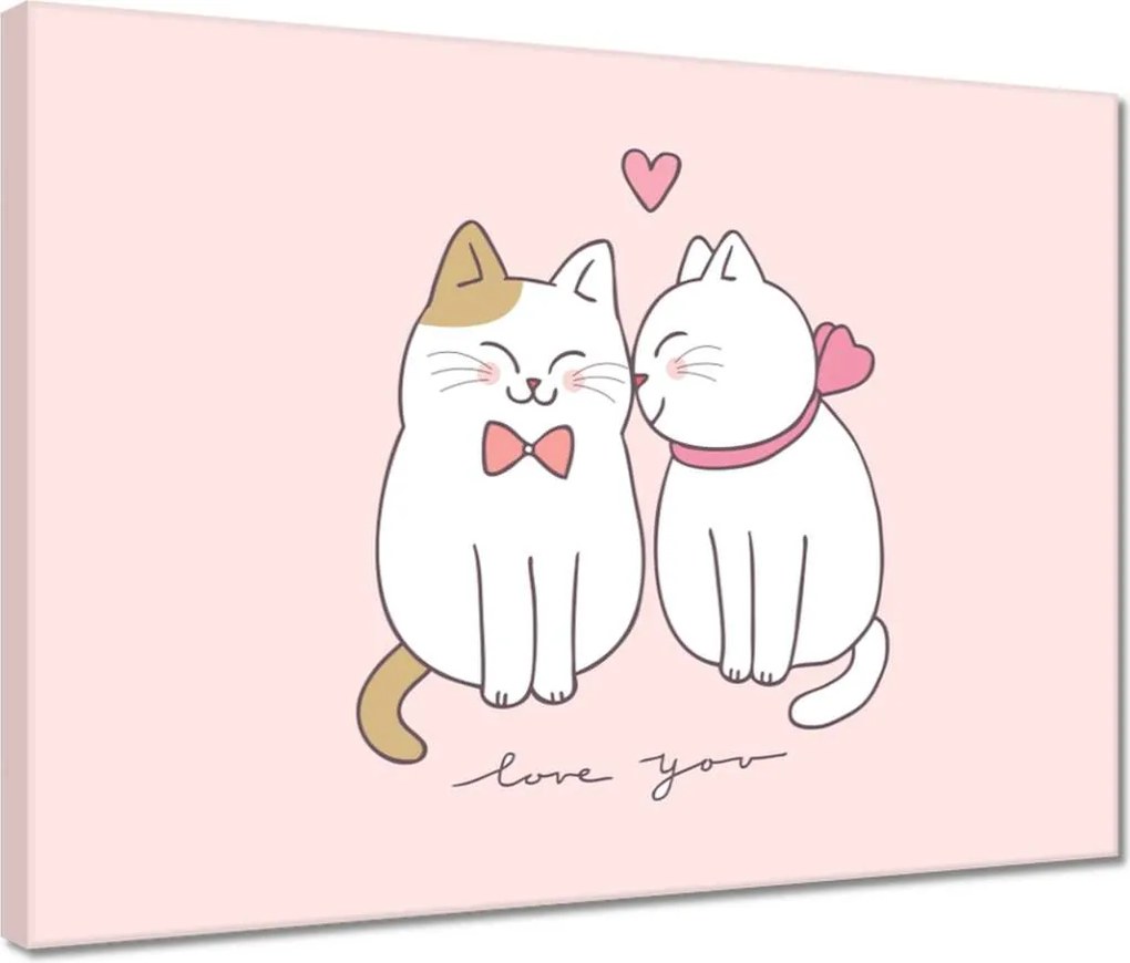 Vászonkép 40x30 Cica Cicák