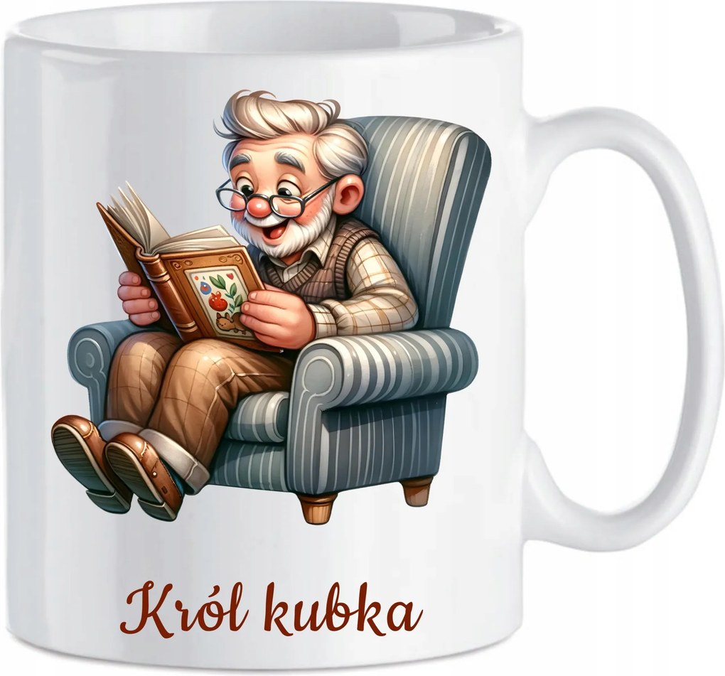 Kerámia bögre Ajándék Nagypapa napja Születésnap Névnap Király Bögre Nagypapa