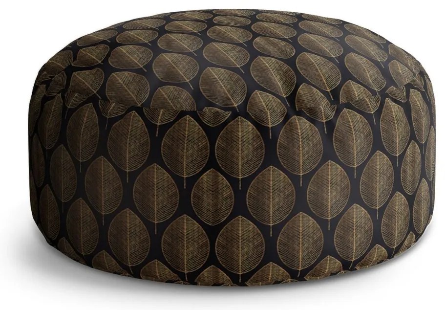 Circle zsámoly arany levelek, fekete / arany