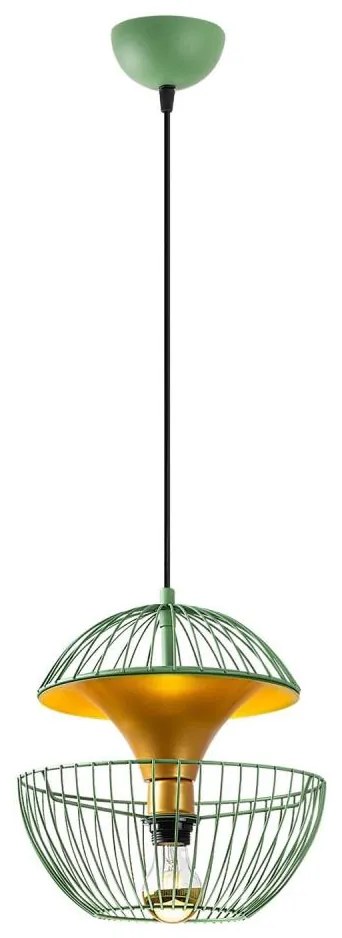 Asir Csillár zsinóron TELMANDER 1xE27/40W/230V zöld AS2133