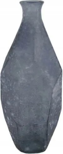 Üveg Váza fűvirágokhoz dekoratív 31 cm sötétszürke