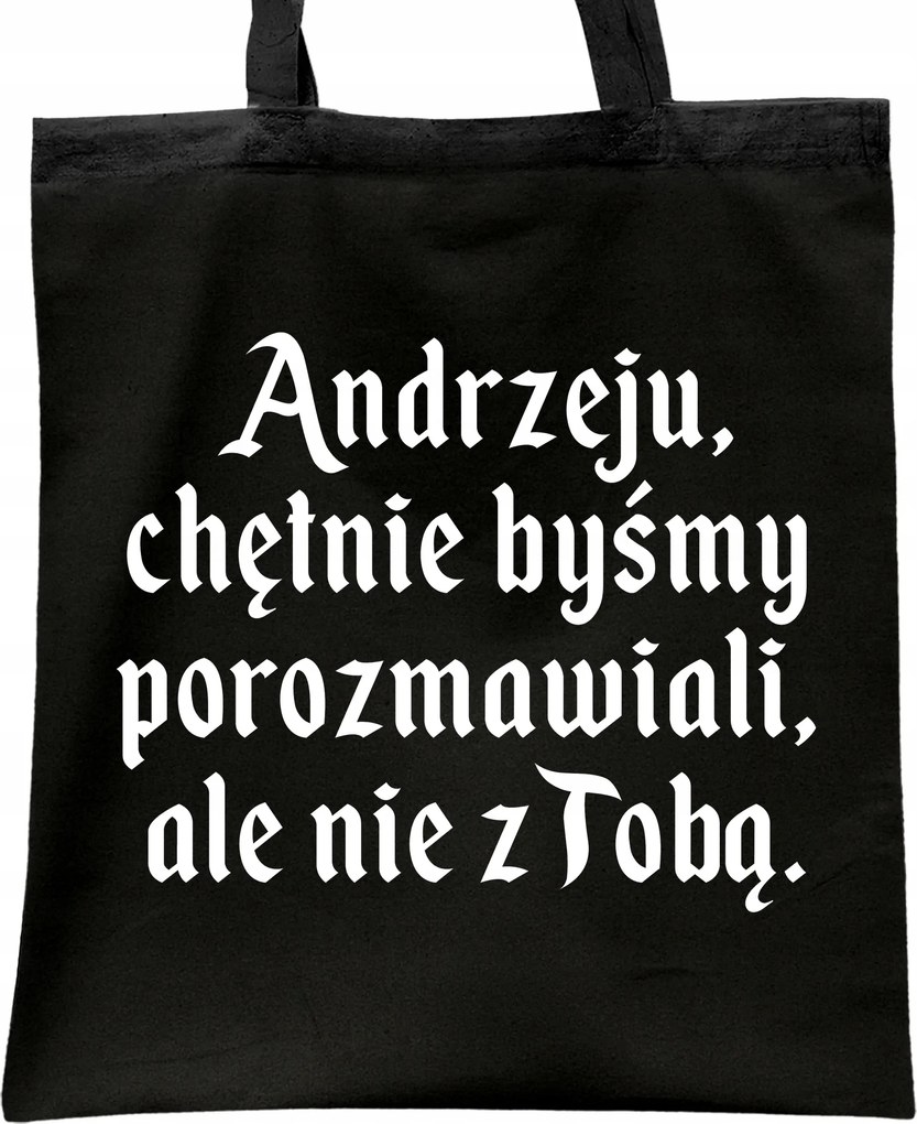 Fekete pamut bevásárlótáska 1670 Szívesen beszélgetünk