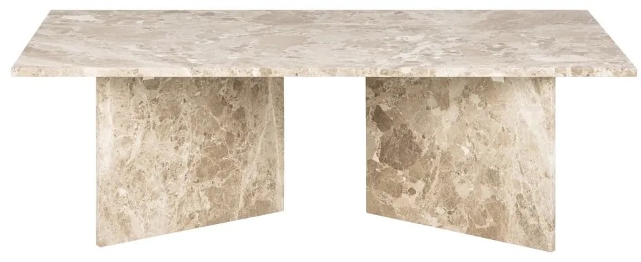 Bézs márvány dohányzóasztal 70x140 cm Vega – Actona