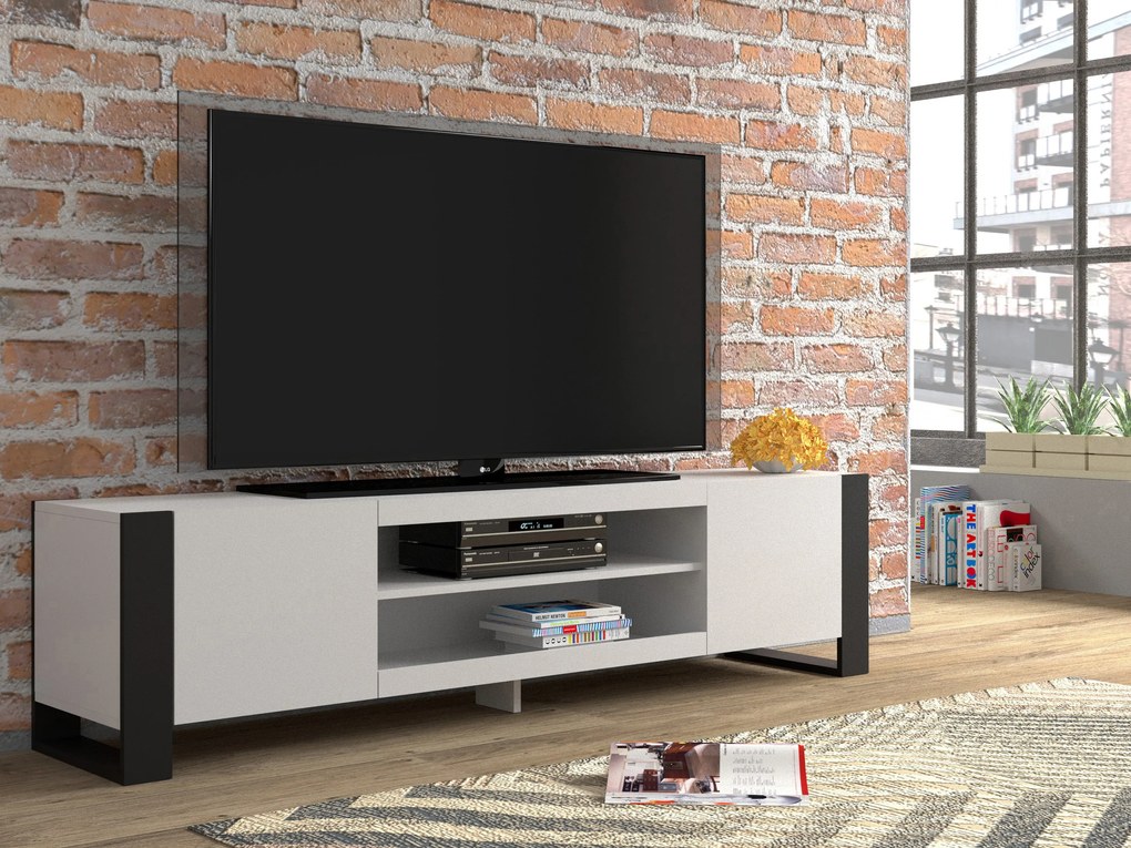 TV asztal/szekrény Montana 188 (fehér). 1057676