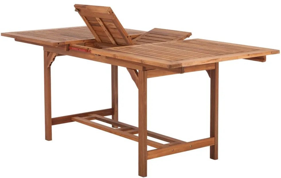 SOMERSET kihúzható asztal napernyő hellyel, 150-190x90 cm