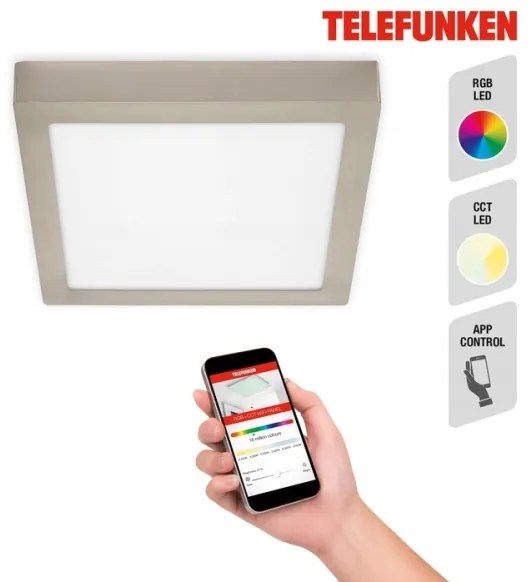 Telefunken 309602TF - LED RGBW Mennyezeti lámpa LED/18W/230V 2700-6500K WiFi