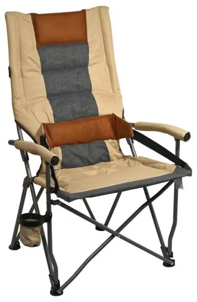 Összecsukható kempingszék barna