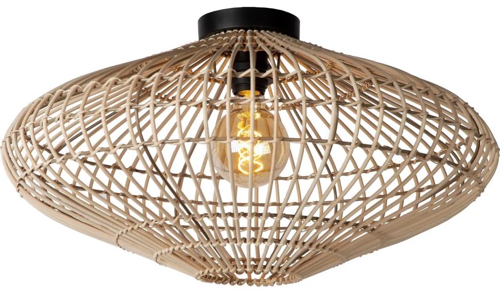 Lucide 03135/56/72 - Mennyezeti lámpa MAGALI 1xE27/40W/230V átm. 56 cm bézs