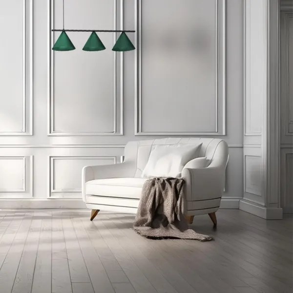 Kábeles csillár CAPITAL 3xGX53/15W/230V zöld