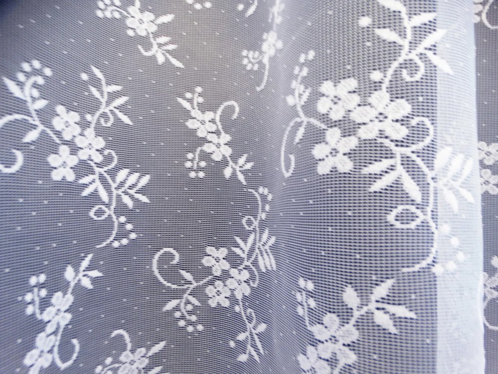 Mg Függöny 125/047 Fehér 250x145cm Kész Szalaggal M