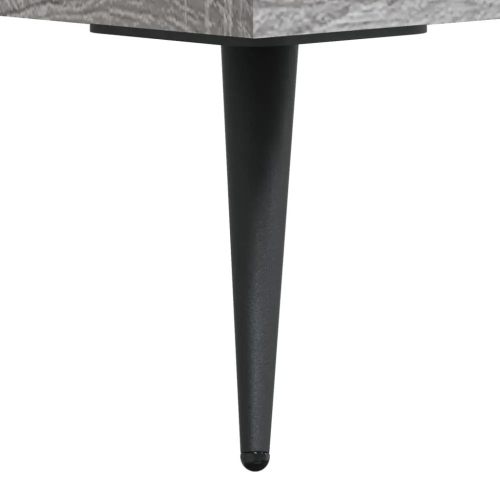 szürke sonoma színű szerelt fa TV-szekrény 102 x 36 x 50 cm