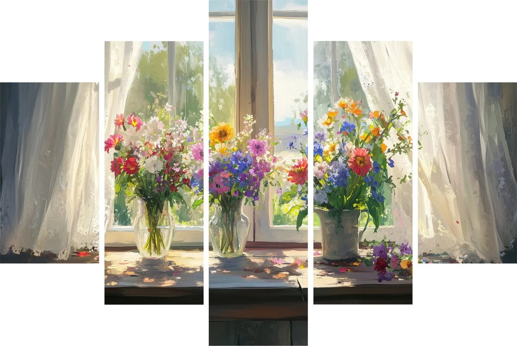 Kép - Csokor az ablaknál (150x105 cm)