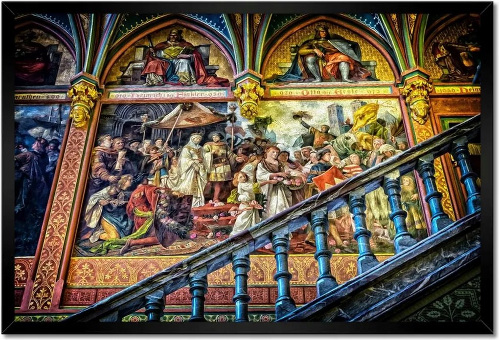 Poszterek keretben 60x40 Gyönyörű falfestmény