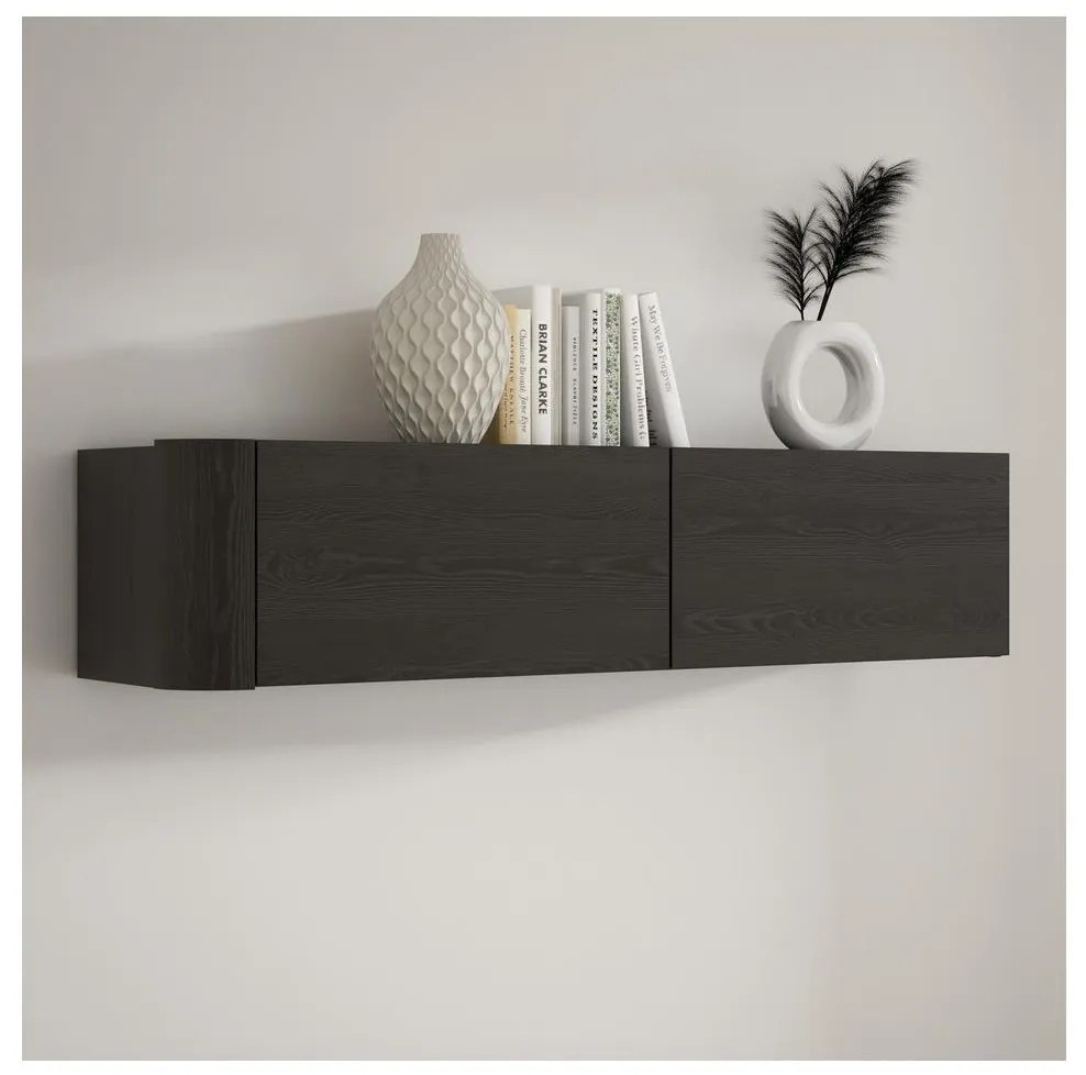 INAR fekete fali szekrény