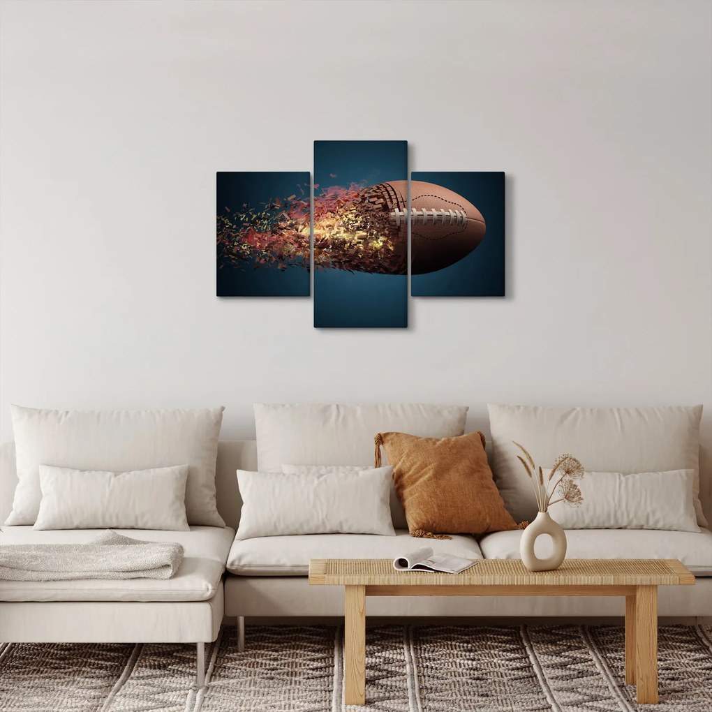 Kép - Rögbi labda akcióban (90x60 cm)