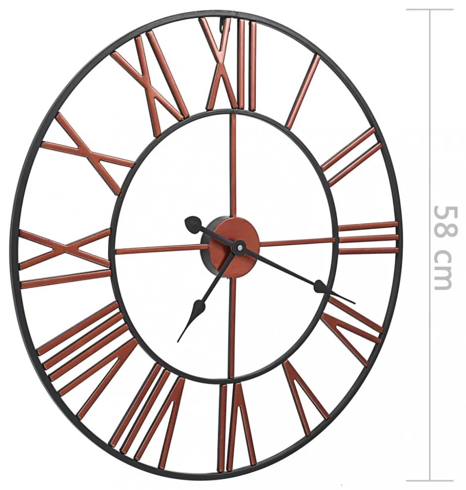 piros fém falióra 58 cm
