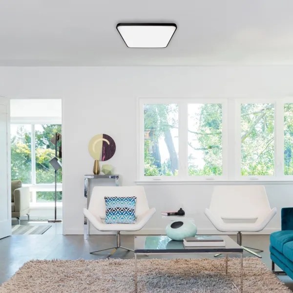 LED Mennyezeti lámpa FABIO LED/23W/230V fekete