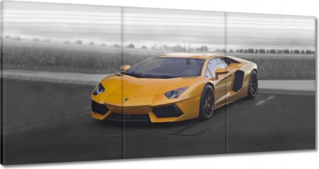Vászonkép 180x90 Narancssárga autó