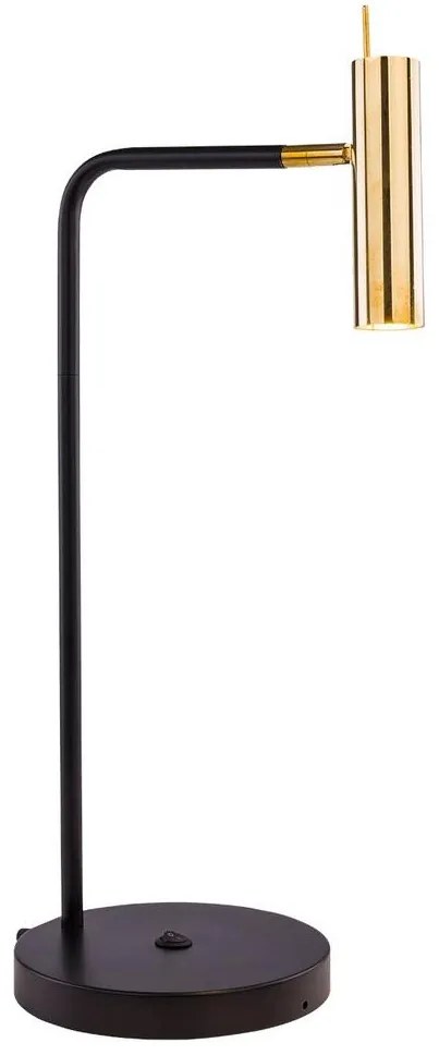 Amplex 8909 - Asztali lámpa AMOS 1xGU10/15W/230V fekete